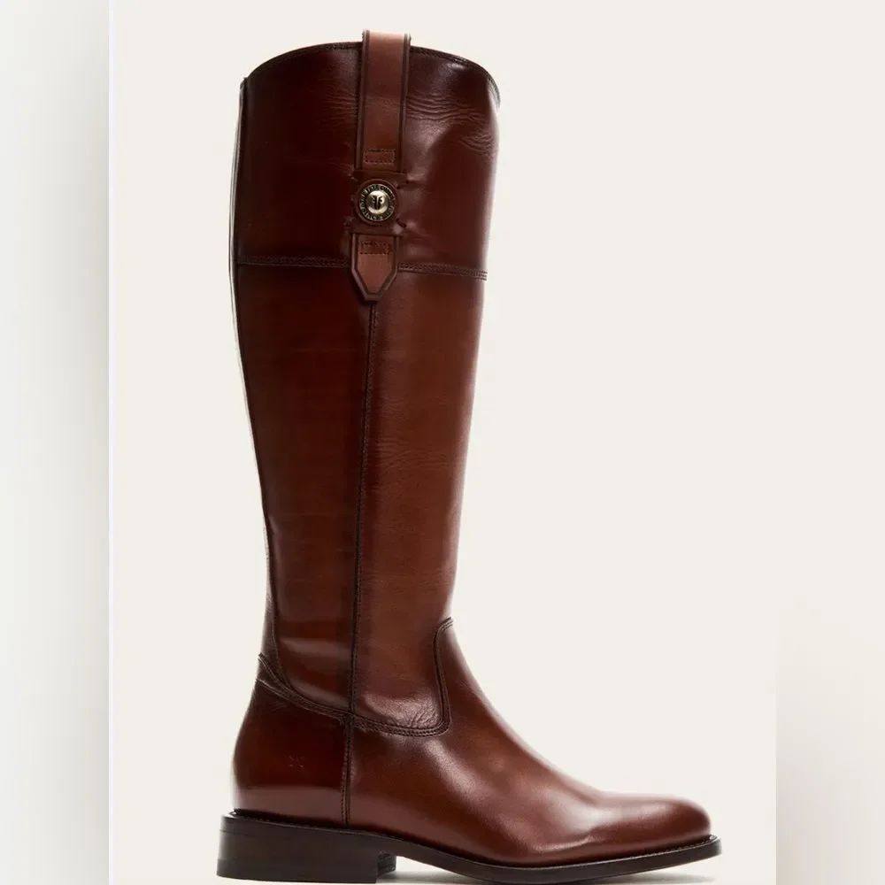 Frye Jayden Button Tall Womens Size 7B Equestrian Riding Boots Walking